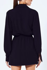 Image of model wearing Alexis Levina dress in black