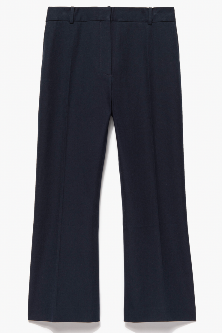 Image of Frame Le Crop MMMini Boot Trouser in navy