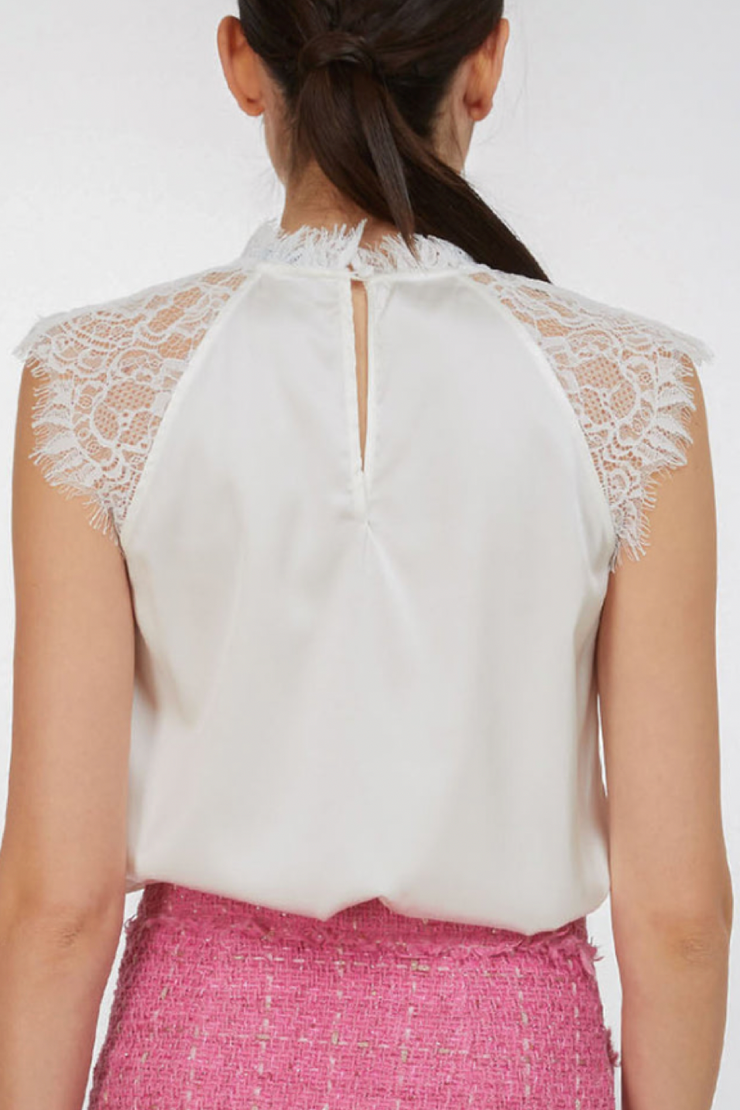 Image of Generation Love Charlotte blouse in white