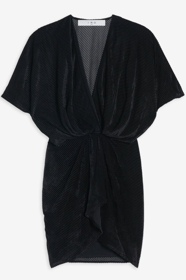 Image of Iro Zely dress in black stripe
