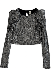 Image of JS71 Ross top in silver sequins