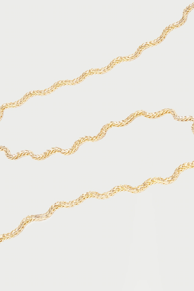 Fritzie Gold Wave Necklace