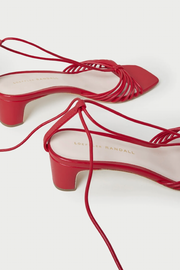 Image of Loeffler Randall Riley lace-up in poppy