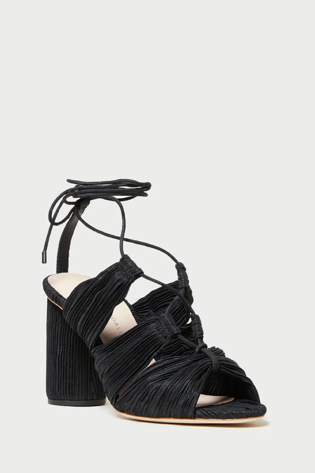 Image of loeffler Randall Teresa sandal in black