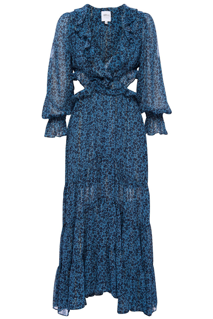 Image of Misa Amelia dress in cerulean blue