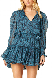 Image of Misa Marion skirt in cerulean blue