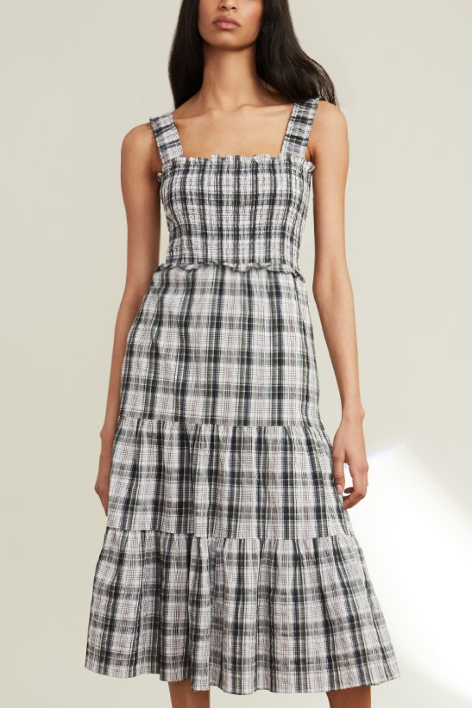 Veronica beard plaid dress cheap