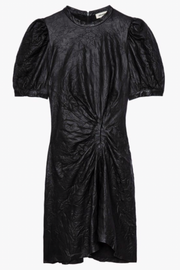 Image of Zadig & Voltaire Rixe Crinkled leather Dress